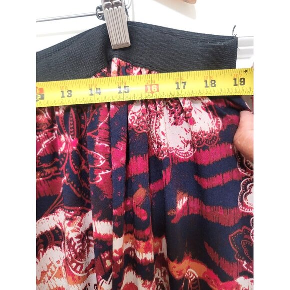 Kate & Mallory Women's Floral Print Maxi Skirt With Elastic Waistband Multicolor - Picture 5 of 8